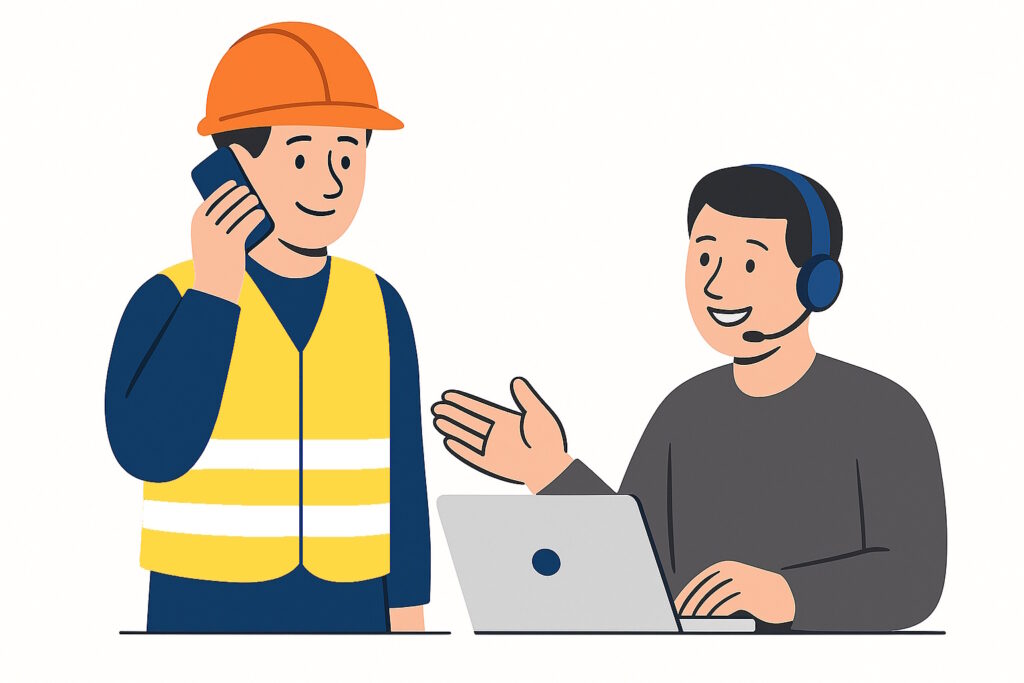 contact chantier